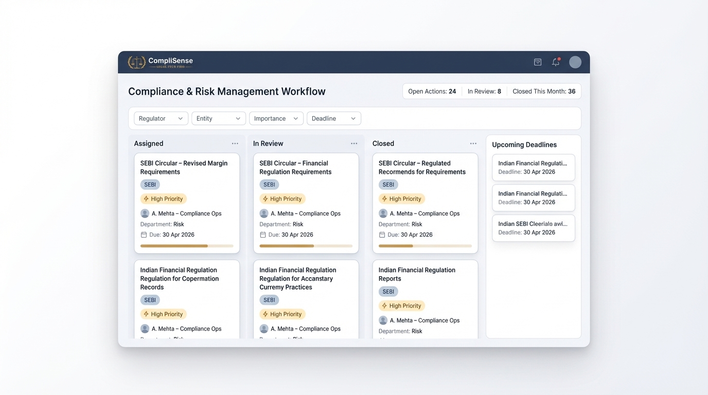 Compliance & Risk Management Platform | CompliSense