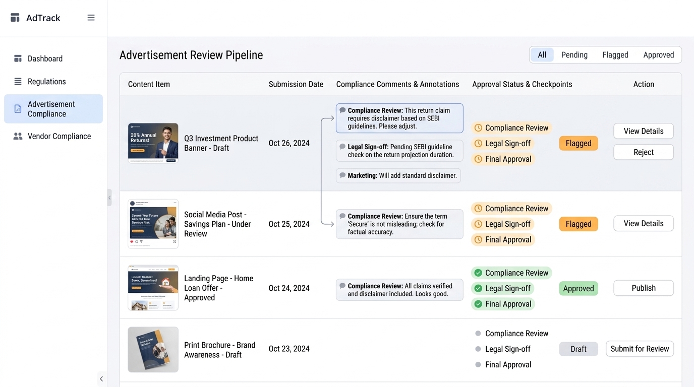 Advertisement Compliance Management | CompliSense